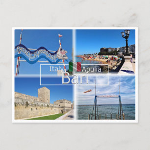 PGL044 BARI, strandruta e pomodoro Vykort