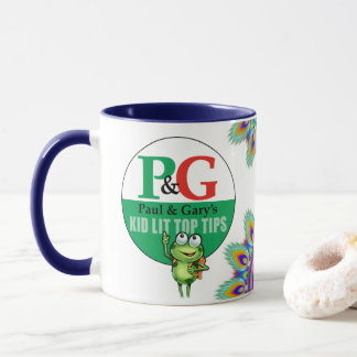 PGTips-te mugg. Paul & Gary's Kid Lit Tips. Mugg