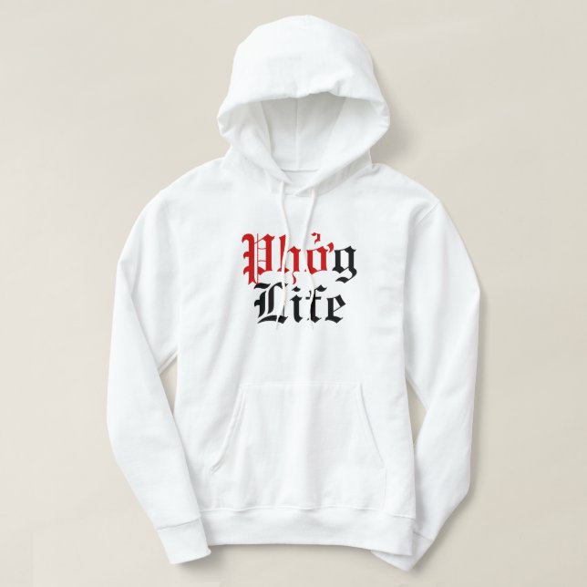 Phở g Life Hoodie (Design framsida)