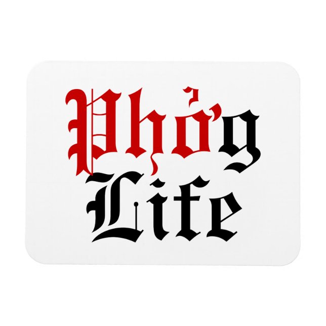 Phở g Life Magnet (Horisontell)