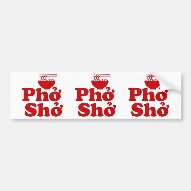 Phở Shở Bildekal (Framsidan)