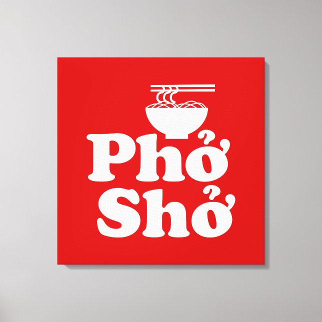 Phở Shở Canvastryck (Framsida)