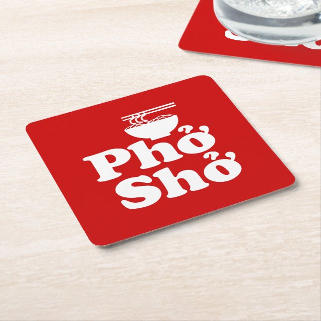 Phở Shở Underlägg Papper Kvadrat (Vinklad)