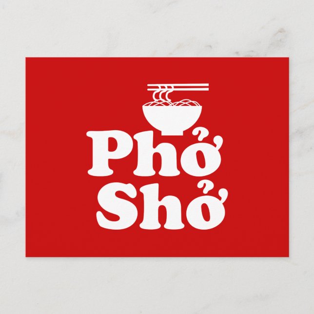 Phở Shở Vykort (Framsida)