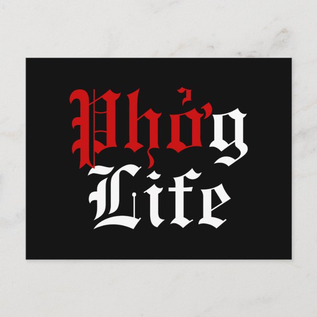 Phởg Livsstil Vykort (Framsida)