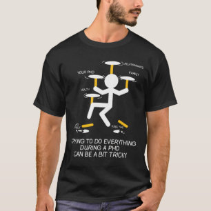 Ph.D PHD Phinish Student Student Funny Graduati T Shirt