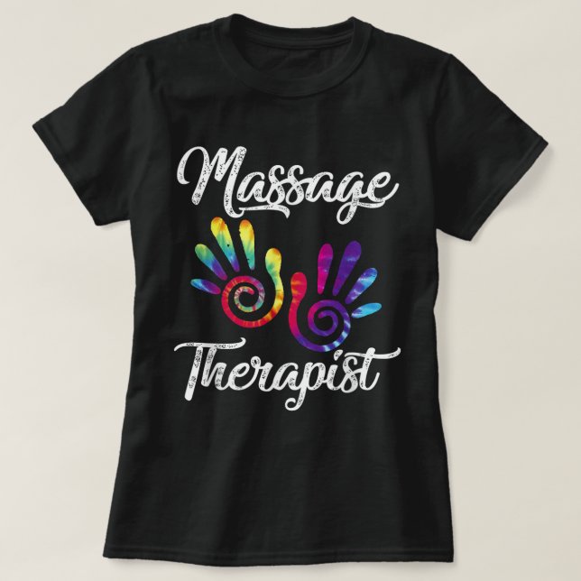 Ph Funny Massage Therapist Costume Hand Therapy T Shirt (Design framsida)