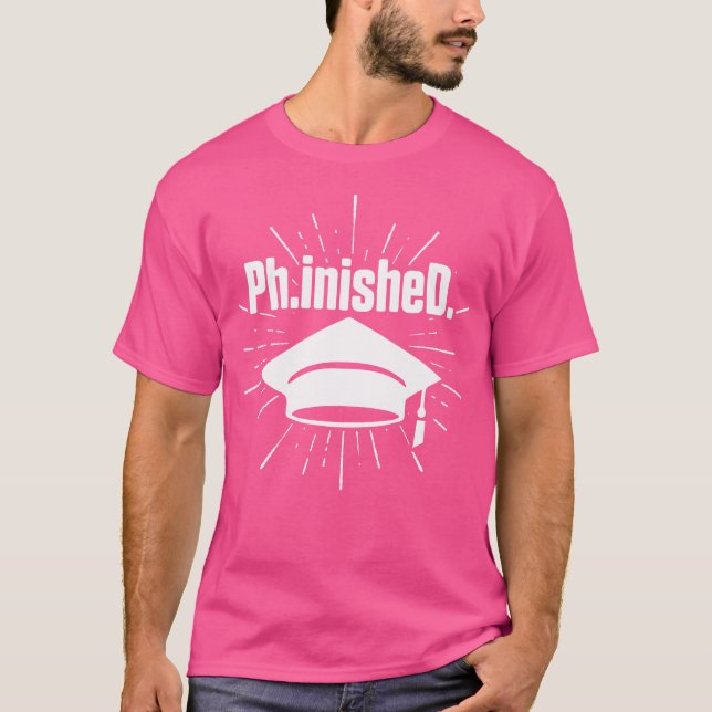 Ph.Inish. Phd Studenten Doktor i filosofin T Shirt (Framsida)