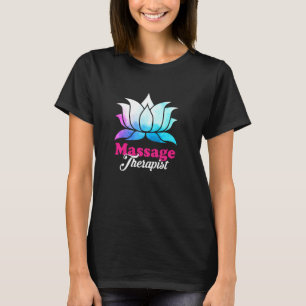 Ph Massage Therapist Costume Lotus Therapy T Shirt