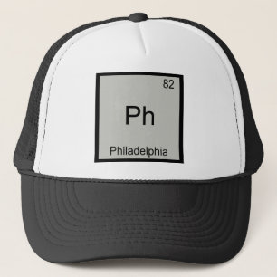 Ph - Philadelphia City Chemistry Inslag Symbol T Keps