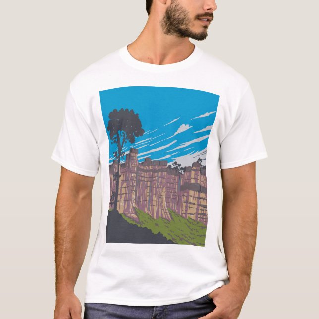 Pha Chor Mae Wang nationalpark Chiang Mai WPA T Shirt (Framsida)
