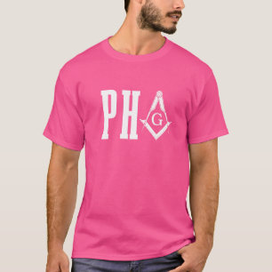 Pha Prince Hall Mason Freemason Masonic Square & C T Shirt