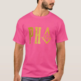 Pha Prince Hall Mason Freemason Masonic Square & C T Shirt