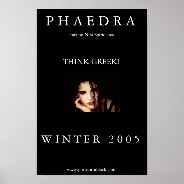 Phaedra Film Poster (Framsidan)