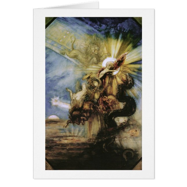Phaeton, Gustave Moreau Fine Art OBS Kort (Framsidan)