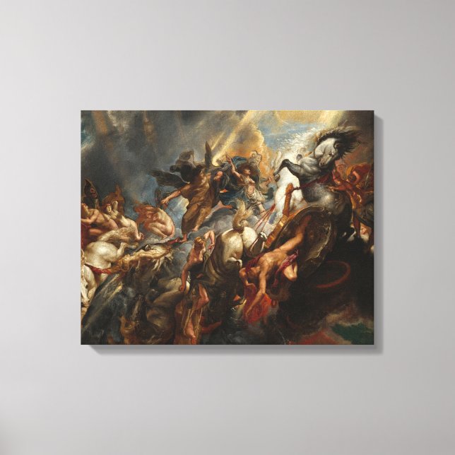 Phaetons fall av Peter Paul Rubens (1605) Canvastryck (Framsida)