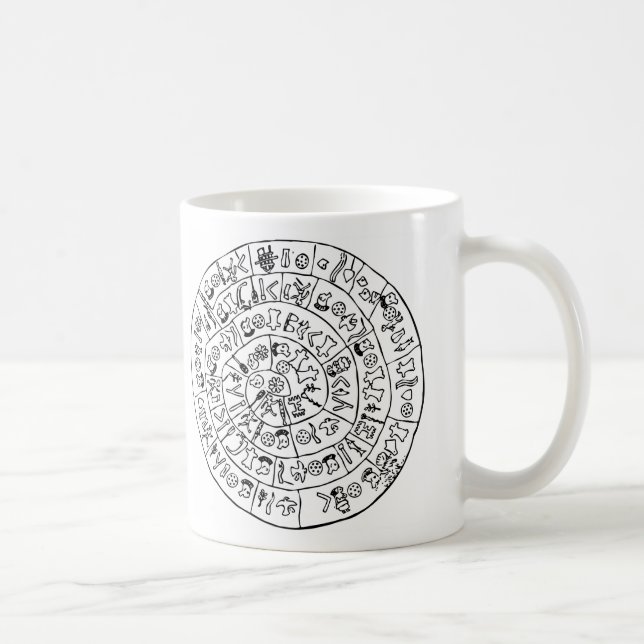 Phaistos disk kaffemugg (Höger)