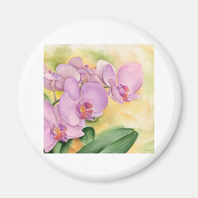 Phalaenopsis Orchid Flowers - Multi Magnet (Framsidan)