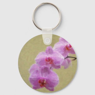 Phalaenopsis Orchid Nyckelring