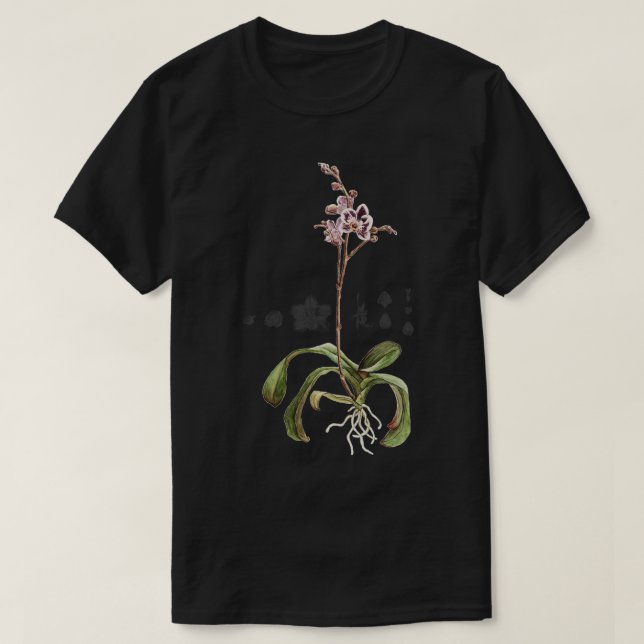 Phalaenopsis Orchid T Shirt (Design framsida)