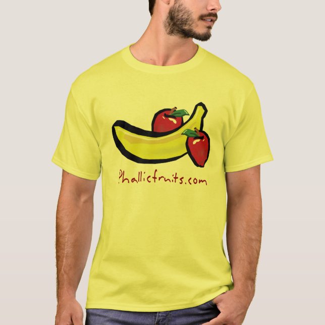 Phallic frukter t shirt (Framsida)