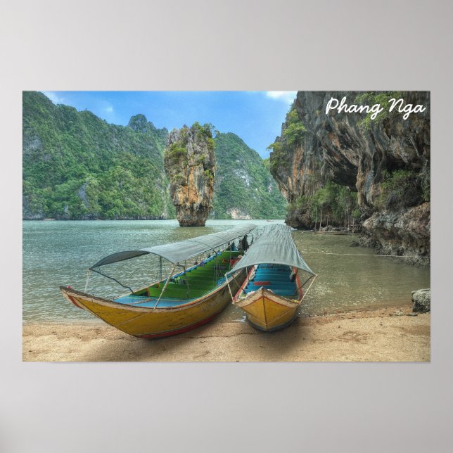 Phang Nga, Thailand Poster (Framsidan)