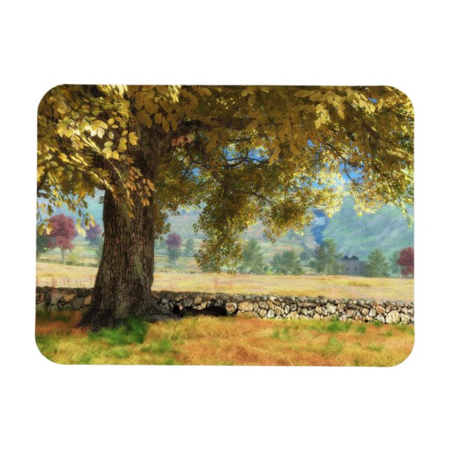 Phantastes: Under Beech Träd Flexible Magnet (Horisontell)