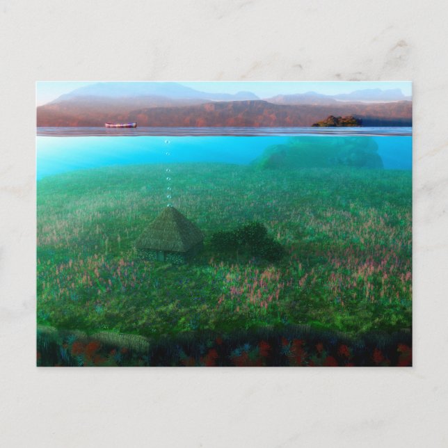 Phantastes: vykort från den lilla huset på ön (Framsida)