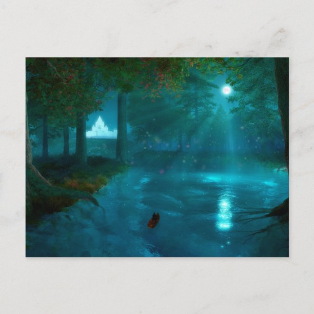 Phantastes: vykort till Älvdrottningens palats (Framsida)