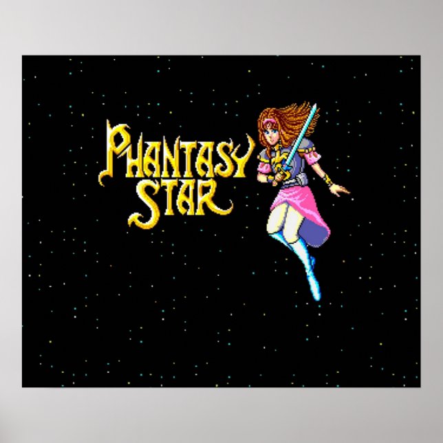 Phantasy Star Poster (Framsidan)