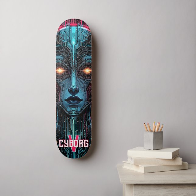Phantom Circuitry Cyborg Mini Skateboard Bräda 18,5 Cm (Väggkonst)
