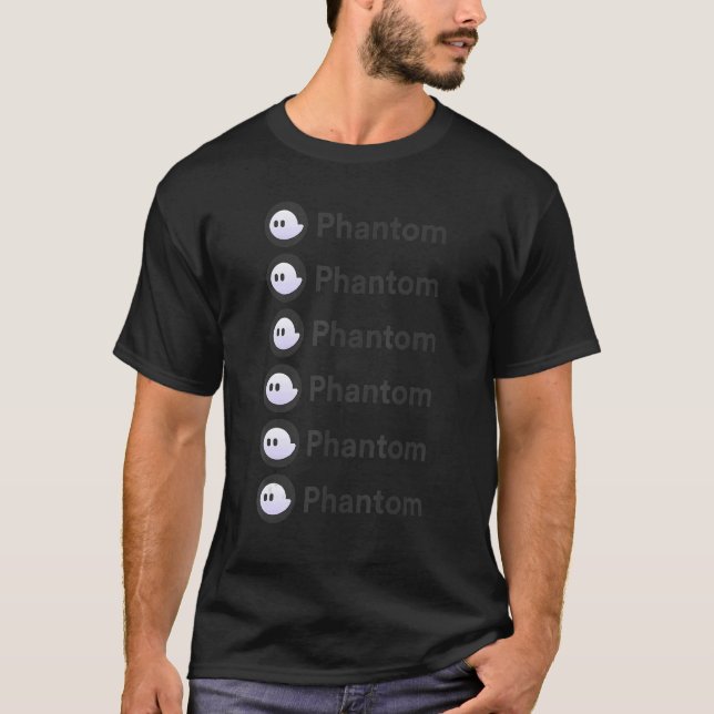 Phantom Crypto och Nft Wallet på Solana Netw T Shirt (Framsida)