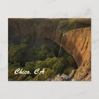 Phantom Falls i Chico California vid Sunset Vykort
