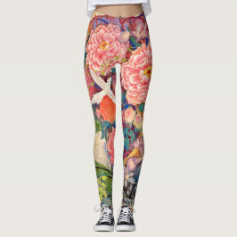 Phantom Flower Carriage Nihonga Leggings