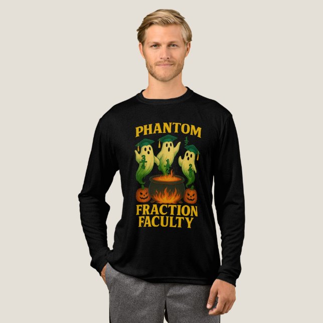 Phantom Fraction Faculty Spöken Halloween T Shirt (Hel framsida)