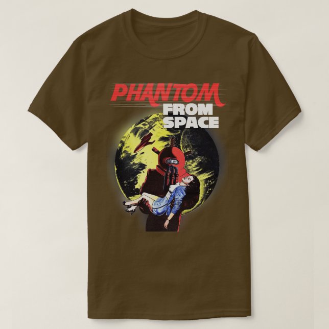 Phantom från Space Cult Classic Horror Fläkt Art T Shirt (Design framsida)