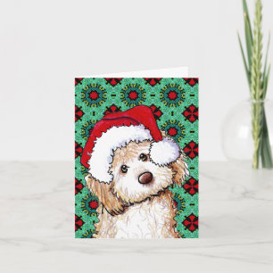 Phantom Goldendoodle-julkort Helgkort