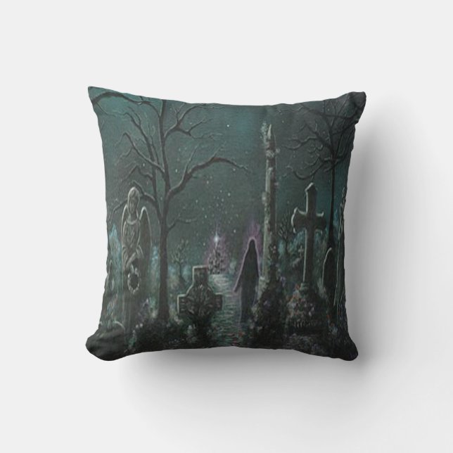Phantom Graveyard Reversible Pillow Kudde (Framsida)