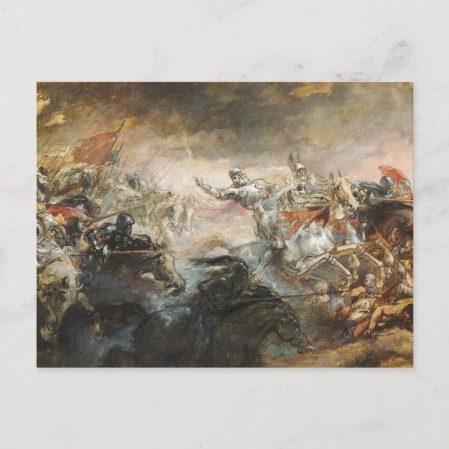 Phantom Horseman, 1870-93, Herr John Gilbert Vykort (Framsida)