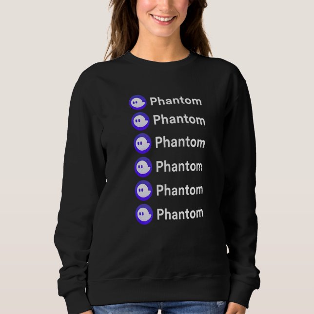Phantom Nft och kryptovalutaplånbok på Solana-näte T Shirt (Framsida)