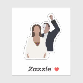 Phantom och Christine Klistermärken