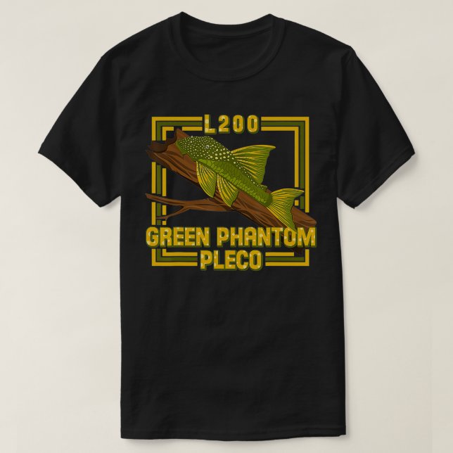 Phantom Pleco L200 Ornamental Aquarium Fish Aquari T Shirt (Design framsida)