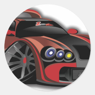 Phantom Sticker Runt Klistermärke