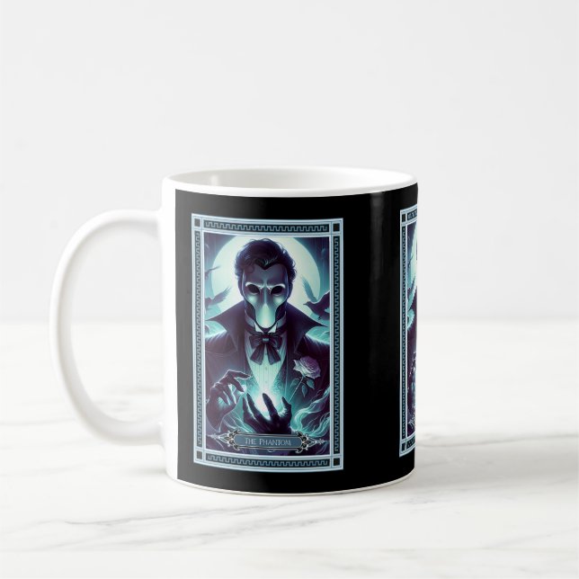 Phantom Tarot Card Kaffemugg (Vänster)