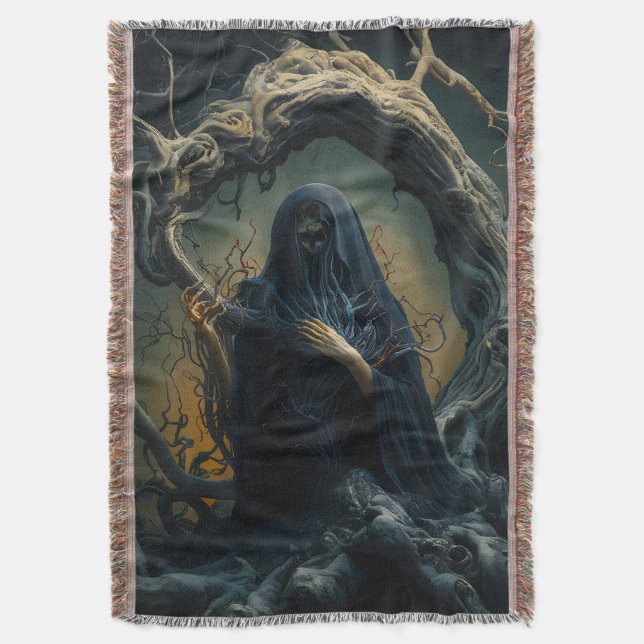 Phantom Throw Blanket Filt (Framsidan Vertikal)
