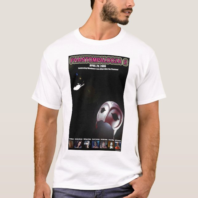 Phantompalooza affischskjorta tee shirt (Framsida)