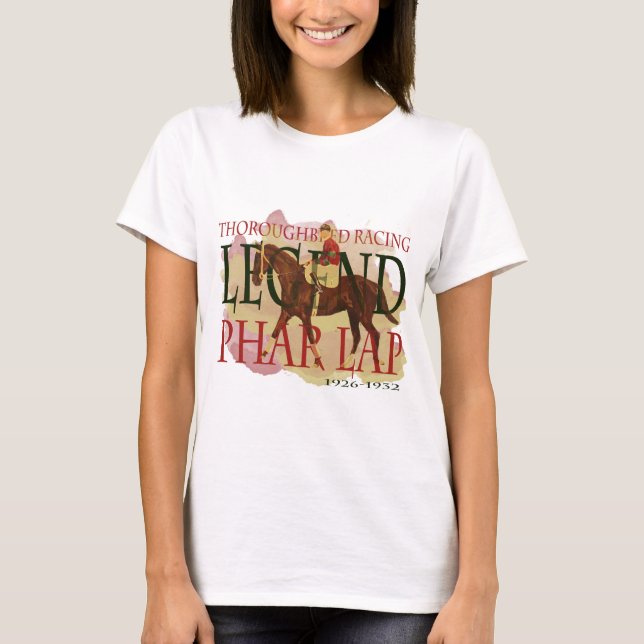 Phar varv - Thoroughbredhästkapplöpninglegend T-shirt (Framsida)