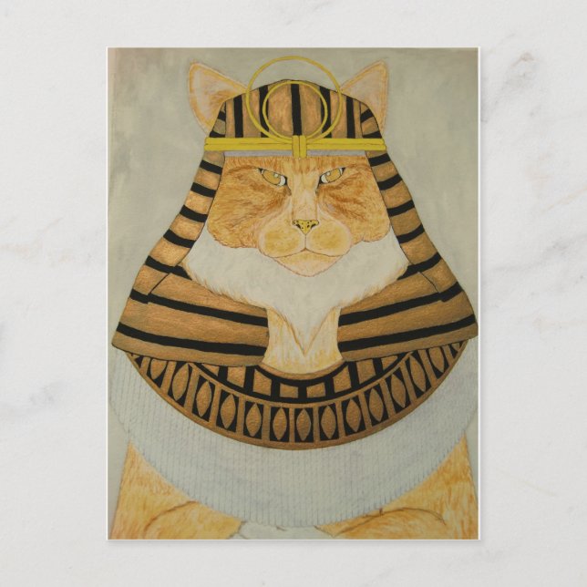 Pharaoh Cat Vykort (Framsida)