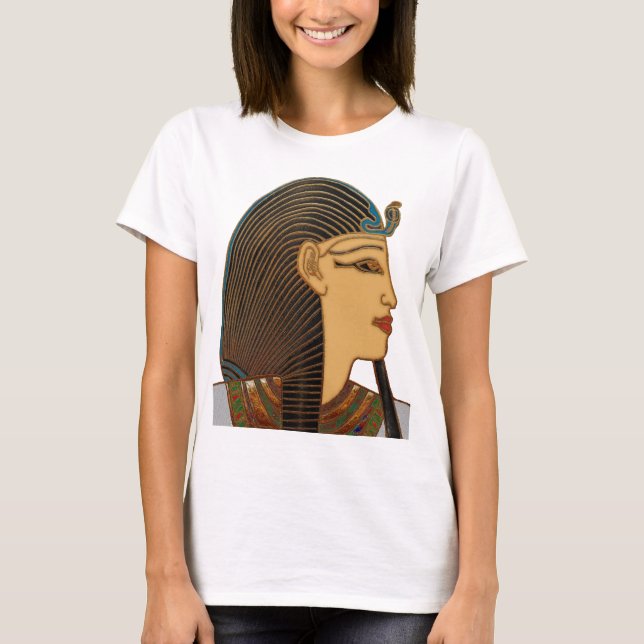 Pharaoh Egyptens folkkonst T-shirt (Framsida)