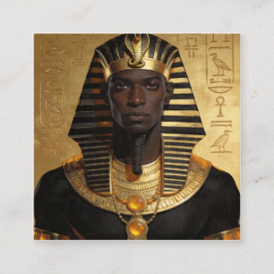 Pharaoh Energy — Forntida afrikansk kung Modern ko Fyrkantigt Visitkort